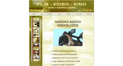 Desktop Screenshot of film-video.cz